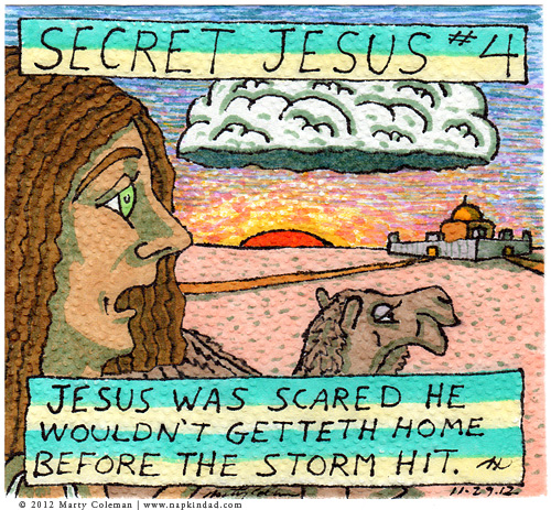 jesus afraid
