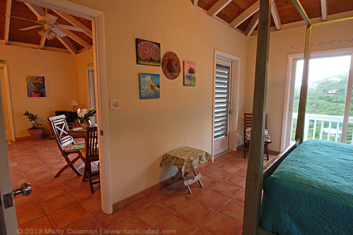 Bedroom and Living Room